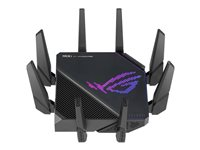 ASUS ROG Rapture GT-AX11000 PRO - trådlös router - Wi-Fi 6 - Wi-Fi 6 - skrivbordsmodell 90IG0720-MU2A00