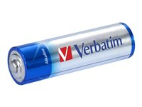 Verbatim batteri - 4 x AA-typ - alkaliskt 49921