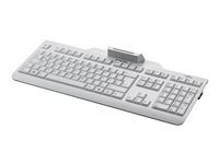 Fujitsu KB 100 SCR - tangentbord - tysk - grå Inmatningsenhet S26381-K100-L120
