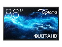 Optoma Creative Touch 3862RK 3-Series Gen 2 - 86" LED-bakgrundsbelyst LCD-skärm - 4K - för interaktiv kommunikation H1F0H05BW101