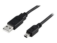 DELTACO USB-27S - USB-kabel - USB till mini-USB typ B - 3 m USB-27S