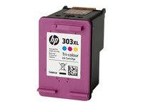 HP 303XL - Lång livslängd - färg (cyan, magenta, gul) - original - bläckpatron T6N03AE#UUS