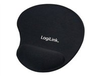 LogiLink mustablett med handledskudde ID0027