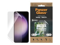 PanzerGlass Matrix Hybrid Glass - skärmskydd för mobiltelefon - ultrabred passning med AlignerKit 7319