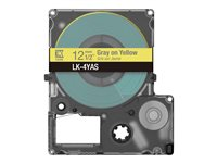 Epson LabelWorks LK-4YAS - bandpatron - 1 kassett(er) - Rulle (1,2 cm x 8 m) C53S672104