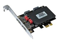 MicroConnect - kontrollerkort (RAID) - SATA 6Gb/s / eSATA 6Gb/s - PCIe 2.0 x1 MC-SATA3-T4