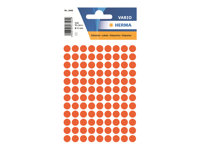 HERMA - etiketter - 540 etikett (er) - 8 mm rund 1842