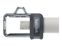 SanDisk Ultra Dual - USB flash-enhet - 64 GB SDDD3-064G-G46
