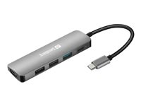 Sandberg USB-C Dock HDMI+3xUSB+PD 100W - dockningsstation - USB-C - HDMI 136-32