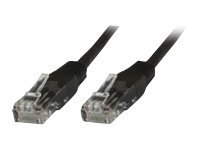 MicroConnect nätverkskabel - 1.5 m - svart UTP5015S