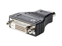 HP HDMI to DVI Adapter - videokort - HDMI / DVI 749038-001
