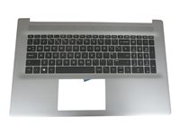 HP - ersättningstangentbord för bärbar dator - brittisk - med övre skydd M51631-031