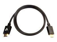 V7 HDMI-kabel - 1 m V7HDMIPRO-1M-BLK