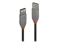 Lindy Anthra Line - USB-förlängningskabel - USB till USB - 50 cm 36701