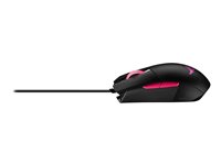 ASUS ROG Strix Impact II Electro Punk - mus - USB - svart, rosa 90MP01U0-BMUA00