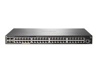 HPE Aruba 2930F 48G PoE+ 4SFP+ - switch - 48 portar - Administrerad - rackmonterbar JL256A