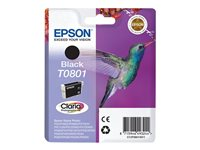 Epson T0801 - svart - original - bläckpatron C13T08014021
