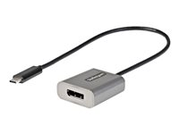StarTech.com USB C till DisplayPort-adapter - 8K/4K 60 Hz USB-C till DisplayPort 1.4 adapterdongel - USB Type-C till DP Monitor videokonverterare - Fungerar med Thunderbolt 3 - med 30 cm lång ansluten kabel - videokort - 24 pin USB-C till DisplayPort CDP2DPEC
