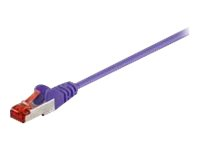 MicroConnect nätverkskabel - 50 cm - lila B-FTP6005P