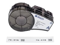 Brady B-581 - repositionable labels - högblank - 1 rulle (rullar) - Rulle (1,905 cm x 6,4 m) M21-750-581-WT
