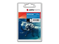 AgfaPhoto - svart - kompatibel - återanvänd - bläckpatron (alternativ för: HP 62XL, HP C2P05AE) APHP62BXL