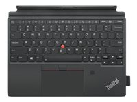 Lenovo - tangentbord och foliefodral - med Trackpoint, pekplatta med 2 knappar - QWERTY - norsk - svart 4Y41C14242