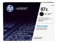 HP 87X - Lång livslängd - svart - original - LaserJet - tonerkassett (CF287X) - för LaserJet Managed E50045; LaserJet Managed Flow MFP E52545 CF287X