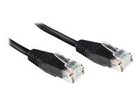 MicroConnect nätverkskabel - 1 m - svart B-UTP601S-B