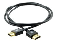 Kramer C-HM/HM/PICO Series C-HM/HM/PICO/BK-2 - HDMI-kabel med Ethernet - 60 cm 97-0132002