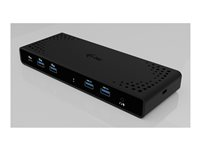 i-Tec - dockningsstation - USB-C / USB4 / Thunderbolt 3 / Thunderbolt 4 - 2 x HDMI, 2 x DP++ - 1GbE CADUA4KDOCKPDB100