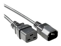 MicroConnect - strömkabel - IEC 60320 C19 till IEC 60320 C14 - 50 cm PE0191405