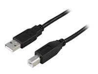 DELTACO USB-250S - USB-kabel - USB till USB typ B - 5 m USB-250S