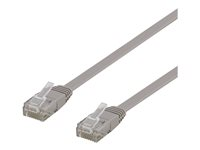DELTACO patch-kabel - 5 m - grå TP-65-FL