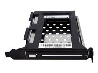 StarTech.com 2.5in SATA Removable Hard Drive Bay for PC Expansion Slot - Storage bay adapter - black - S25SLOTR - adapter för lagringsfack S25SLOTR