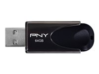 PNY Attaché 4 - USB flash-enhet - 64 GB FD64GATT4-EF