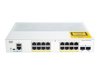 Cisco Catalyst 1000-16P-2G-L - switch - 16 portar - Administrerad - rackmonterbar C1000-16P-2G-L
