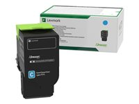 Lexmark - Extra lång livslängd - cyan - original - tonerkassett LCCP, LRP - för Lexmark CS421, CS521, CS622, CX421, CX522, CX622, CX625 78C2XC0