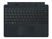Microsoft Surface Pro Signature Keyboard - tangentbord - med pekplatta, accelerometer, Förvarings- och laddningsfack för Surface Slim Pen 2 - nordiskt (danska/finska/norska/svenska) - svart - med Slim Pen 2 8X8-00009