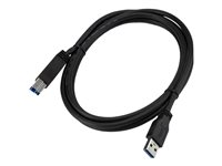 StarTech.com 2m 6 ft Certified SuperSpeed USB 3.0 A to B Cable Cord - USB 3 Cable - 1x USB 3.0 A (M), 1x USB 3.0 B (M) - 2 meter, Black (USB3CAB2M) - USB-kabel - USB Type B till USB typ A - 2 m USB3CAB2M