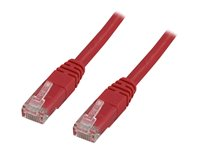 Deltaco patch-kabel - 2 m - röd R2-TP