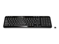 Logitech Wireless Keyboard K360 - tangentbord - engelska - glänsande svart Inmatningsenhet 920-004088