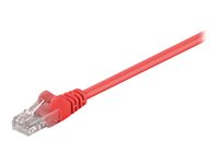 MicroConnect nätverkskabel - 25 cm - röd B-UTP50025R