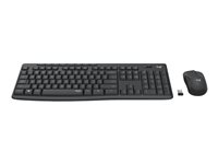 Logitech MK295 Silent - sats med tangentbord och mus - hela norden - grafit Inmatningsenhet 920-009810