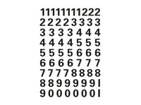 HERMA - självhäftande nummeretiketter - 1 ark 4159