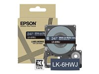 Epson LabelWorks LK-6HWJ - tejp - 1 kassett(er) - Rulle ( 2,4 cm x 8 m) C53S672086