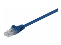 MicroConnect nätverkskabel - 25 cm - blå B-UTP50025B