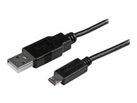 StarTech.com Kort Micro USB-kabel - 15 cm - USB-kabel - mikro-USB typ B till USB - 15 cm USBAUB15CMBK