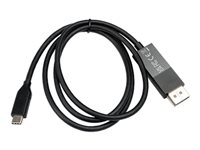 V7 - DisplayPort-kabel - 24 pin USB-C till DisplayPort - 2 m V7UCDP-2M