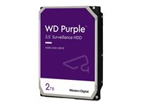 WD Purple Surveillance WD23PURZ - hårddisk - 2 TB - SATA 6Gb/s WD23PURZ