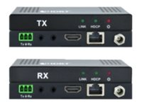 VivoLink Repeater / Amplifier - Set - video/ljud/infraröd/seriell förlängare - RS-232, HDMI, HDBaseT VL120016